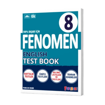 Fenomen Okul Yayınları 8. Sınıf English Test Book Ramazan Demir