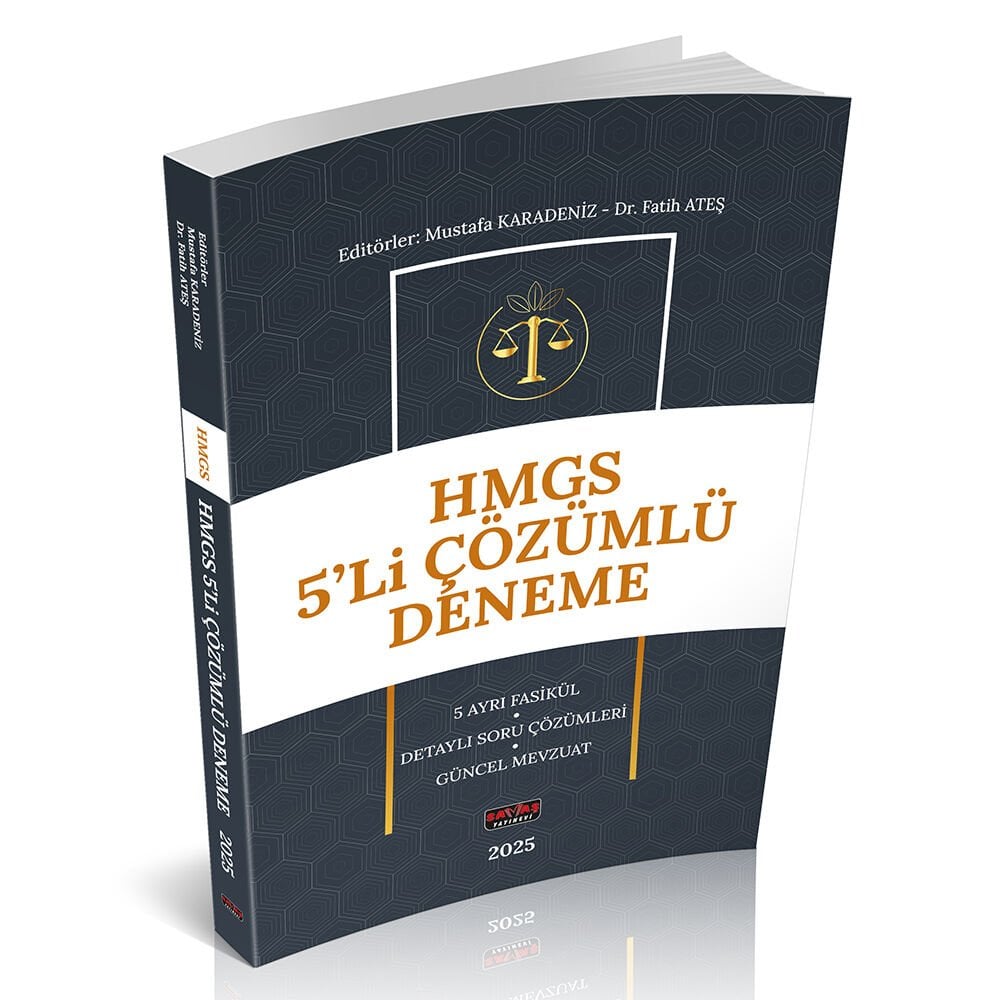 HMGS 5 li Çözümlü Deneme Sınavı Temmuz 2025 Savaş Yayınları