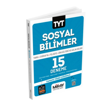 Miray Yayınları TYT Sosyal Bilimler 15 Deneme