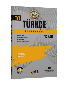 ENS Yayınları TYT Türkçe 12 x 40 Denemeleri