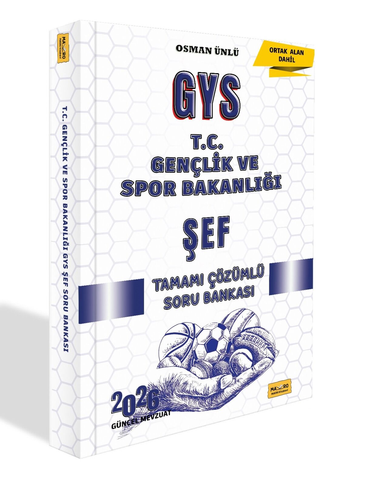 2026 T.C. Gençlik ve Spor Bakanlığı GYS Şef Tamamı Çözümlü Soru Bankası Makro Kitap