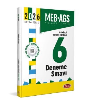 2026 AGS Fasiküllü Tamamı Çözümlü 6 Deneme Sınavı Data Yayınları