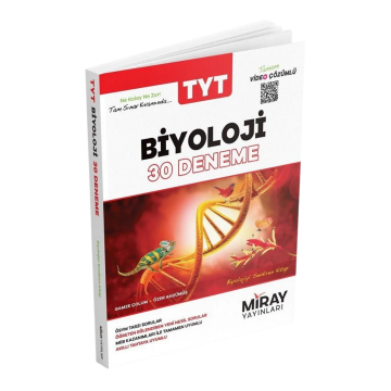 Miray Yayınları TYT Biyoloji 30 Deneme Video Çözümlü