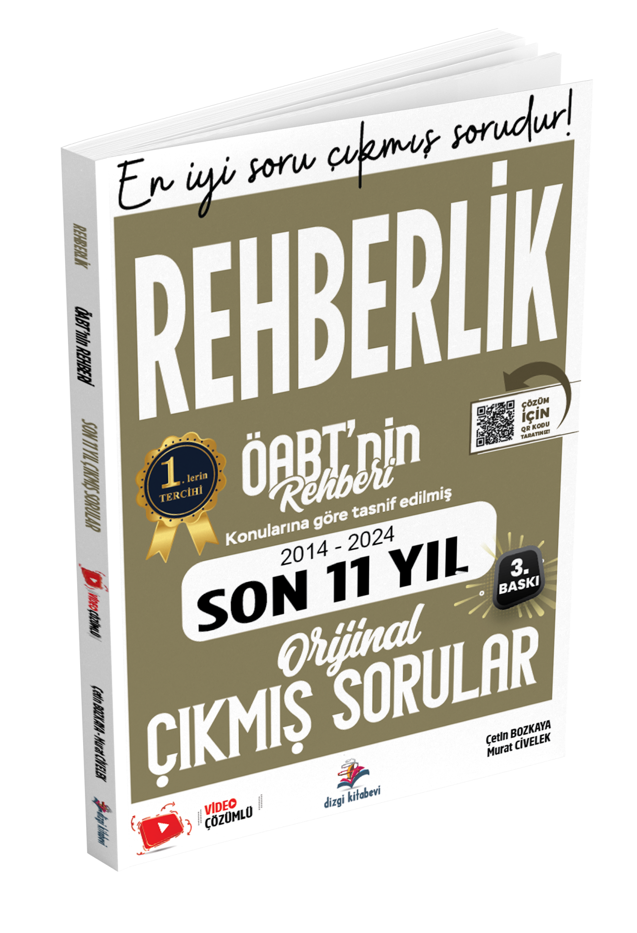 Dizgi Kitap Meb Ags ÖABT Rehberlik Öabt'nin Rehberi Konularına Göre Tasnif Edilmiş Son 11 Yıl Orijinal Video Çözümlü Çıkmış Sınav Soruları 2025