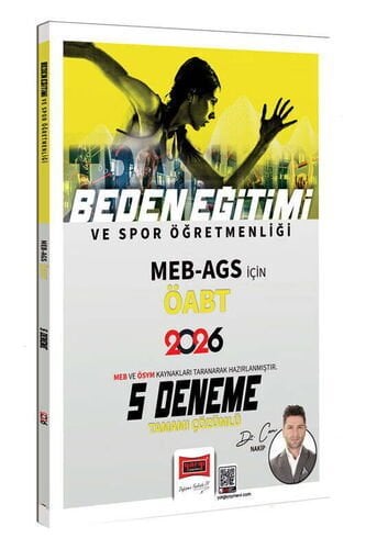 2026 ÖABT MEB-AGS Beden Eğitimi ve Spor Öğretmenliği Tamamı Çözümlü 5 Deneme Yargı Yayınları