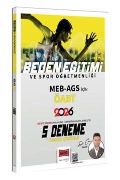 2026 ÖABT MEB-AGS Beden Eğitimi ve Spor Öğretmenliği Tamamı Çözümlü 5 Deneme Yargı Yayınları