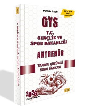 2026 T.C. Gençlik ve Spor Bakanlığı GYS Antrenör Tamamı Çözümlü Soru Bankası Makro Kitap