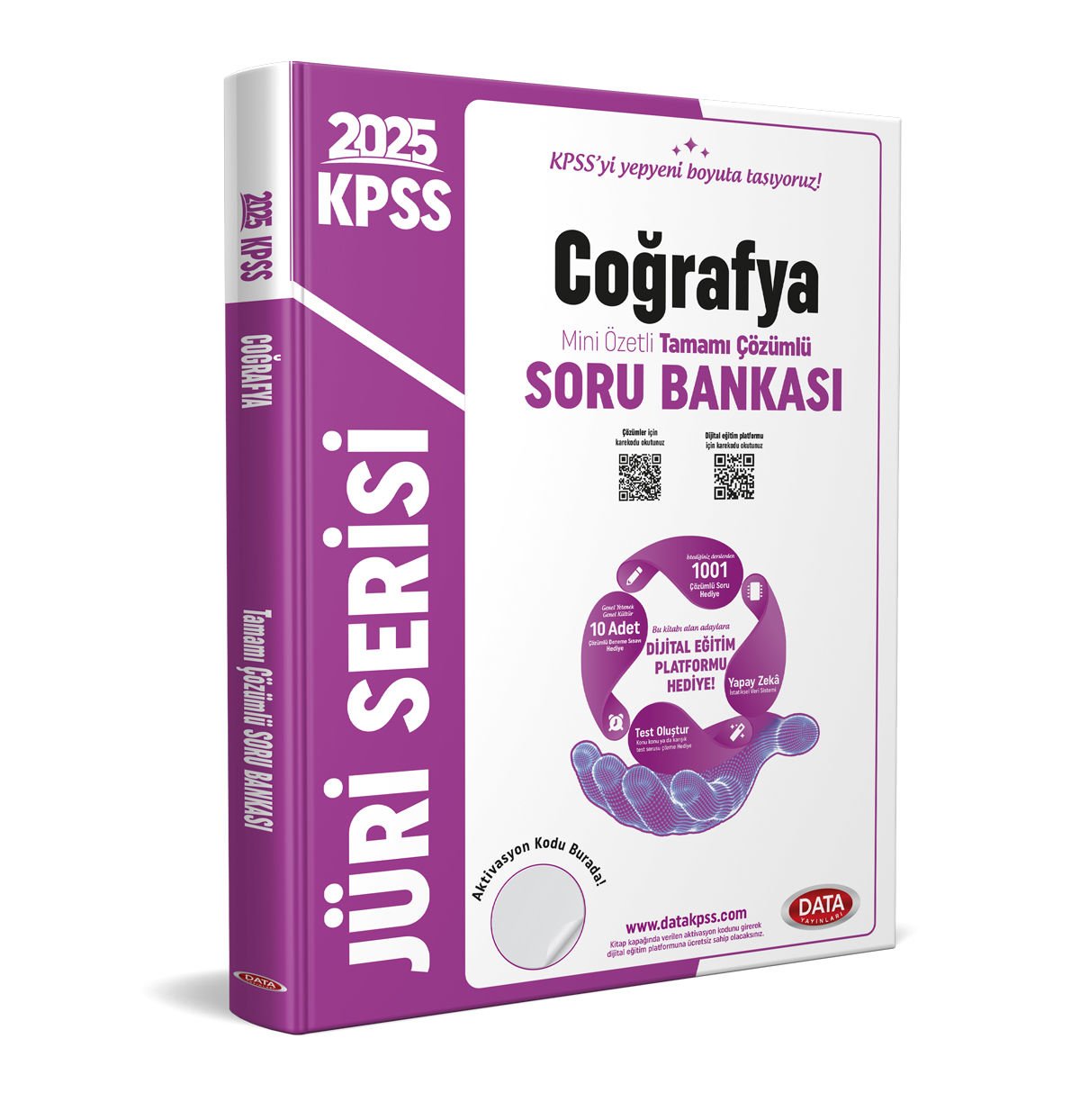 2025 KPSS Jüri Serisi KPSS Coğrafya Mini Özetli Tamamı Çözümlü Soru Bankası + Dijital Eğitim Platformu Hediye