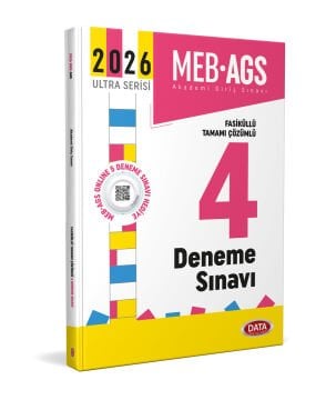 2026 AGS Fasiküllü Tamamı Çözümlü 4 Deneme Sınavı Data Yayınları