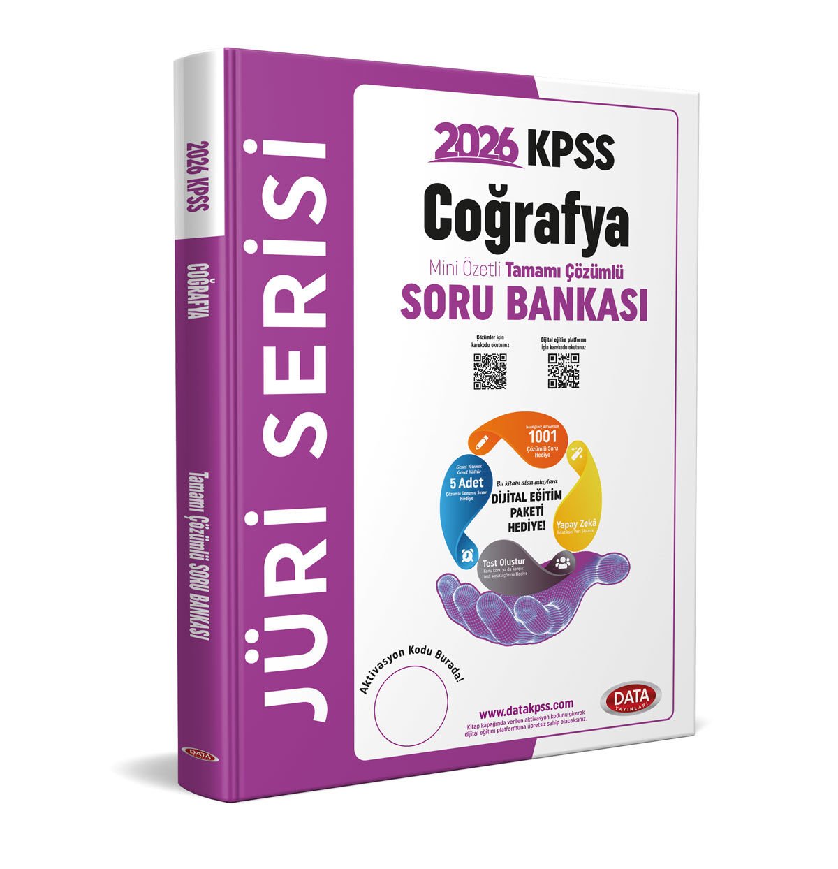 Data Yayınları 2026 KPSS Jüri Serisi KPSS Coğrafya Mini Özetli Tamamı Çözümlü Soru Bankası + Dijital Eğitim