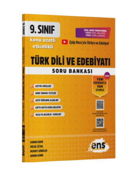 ENS Yayınları 9. Sınıf Türk Dili ve Edebiyatı Etkinlikli Soru Bankası