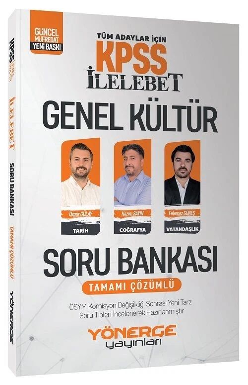 Yönerge KPSS Genel Kültür Soru Bankası Çözümlü