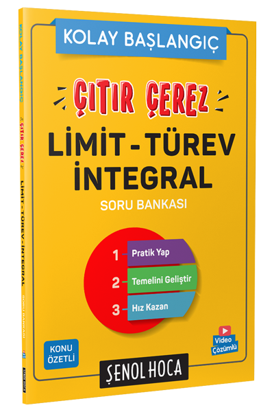 Çıtır Çerez Limit Türev İntegral Şenol Hoca (İadesiz)