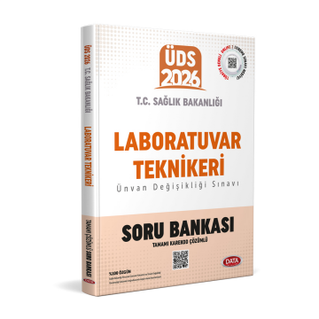 Data Yayınları 2026 T.C. Sağlık Bakanlığı ÜDS Laboratuvar Teknikeri Kadrosu Soru Bankası (Karekod Çözümlü)