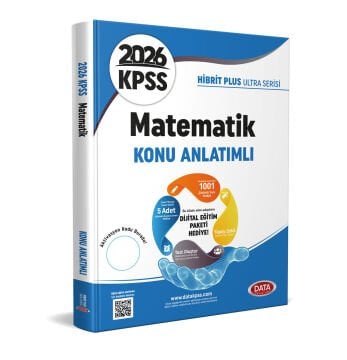 2026 KPSS Hibrit Plus Ultra Serisi Matematik Konu Anlatımlı + Dijital Eğitim Platformu Hediye Data Yayınları