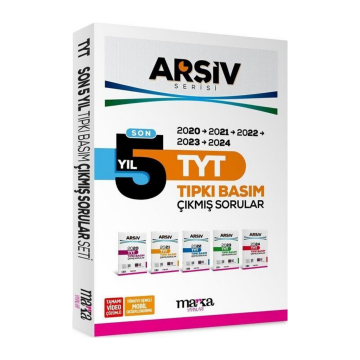 Son 5 Yıl TYT Arşiv Serisi Tıpkı Basım Fasikül Fasikül Çıkmış Sorular Tamamı Video Çözümlü Marka Yayınları