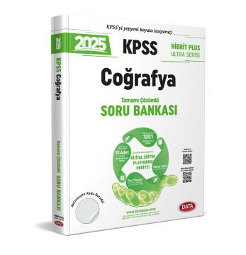 2025 KPSS Hibrit Plus Ultra Serisi Coğrafya Soru Bankası - Karekod Çözümlü + Dijital Eğitim Platformu