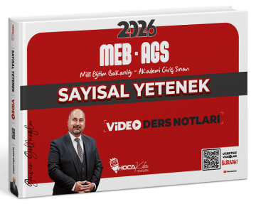 2026 MEB-AGS Sayısal Yetenek Video Ders Notları - Güven Göllüoğlu Hoca Kafası Yayınları