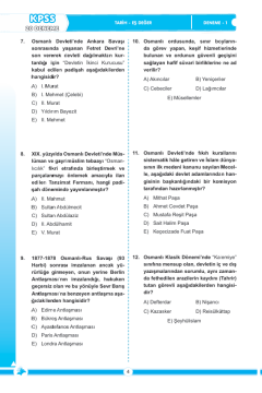 Dizgi Kitap 2026 KPSS MEB AGS ÖSYM'YE Eş Değer Tarih Tamamı PDF Çözümlü 20 Deneme Sınavı Necat Hoca