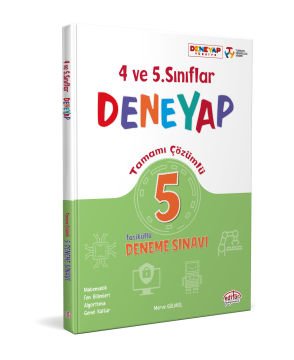 Editör Yayınları 4. Ve 5. Sınıflar İçin Deneyap Tamamı Çözümlü 5 Fasikül Deneme