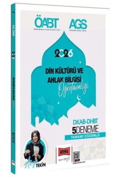 Yargı Yayınları 2026 ÖABT MEB-AGS DKAB-DHBT Din Kültürü ve Ahlak Bilgisi Öğretmenliği Tamamı Çözümlü 5 Deneme
