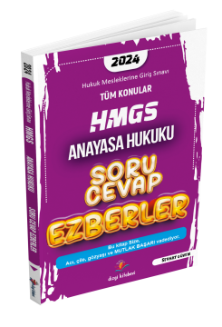 Dizgi Kitap HMGS Anayasa Hukuku Soru Cevap Ezberler 2024