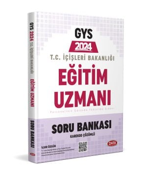 Data 2024 GYS İçişleri Bakanlığı Eğitim Uzmanı Soru Bankası Görevde Yükselme Data Yayınları