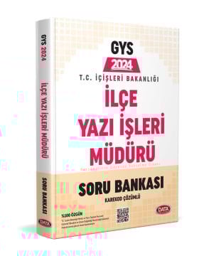 İçişleri Bakanlığı İlçe Yazı İşleri Müdürü Soru Bankası – Karekod Çözümlü