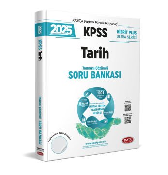 2025 KPSS Hibrit Plus Ultra Serisi Tarih Soru Bankası - Karekod Çözümlü + Dijital Eğitim Platformu Hediye