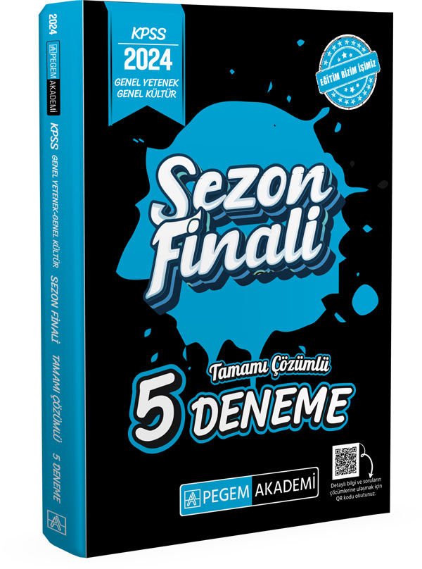 2024 KPSS Genel Yetenek Genel Kültür Sezon Finali Tamamı Çözümlü 5 Deneme