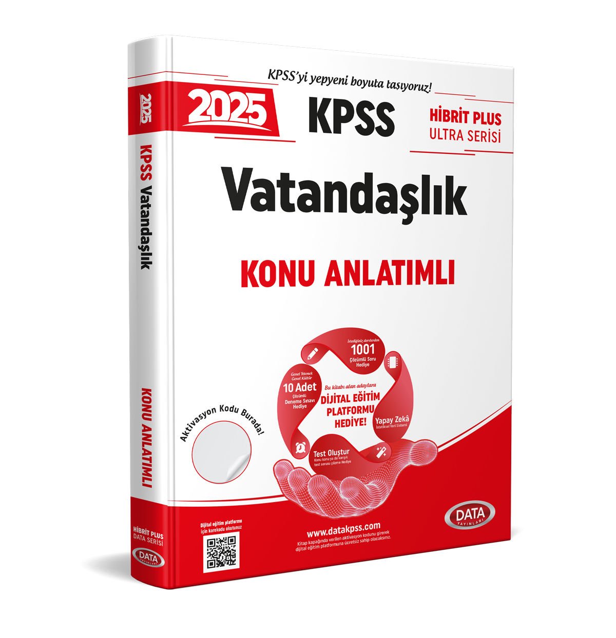 2025 KPSS Hibrit Plus Ultra Serisi Vatandaşlık Konu Anlatımlı + Dijital Eğitim Platformu Hediye