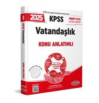 2025 KPSS Hibrit Plus Ultra Serisi Vatandaşlık Konu Anlatımlı + Dijital Eğitim Platformu Hediye