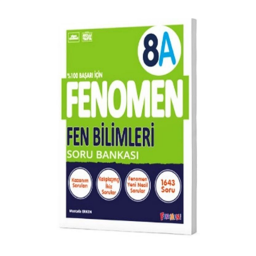 Fenomen Okul Yayınları 8. Sınıf Fen Bilimleri A Fenomen Soru Bankası