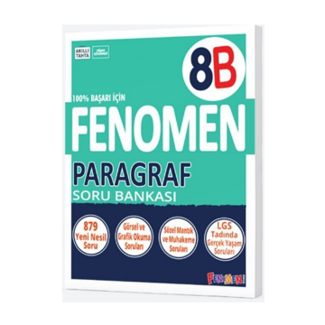 Fenomen Okul Yayınları 8. Sınıf Paragraf B Fenomen Soru Bankası