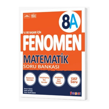 Fenomen Okul Yayınları 8. Sınıf Fenomen Matematik A Soru Bankası Soner Koca, Salih Aytan
