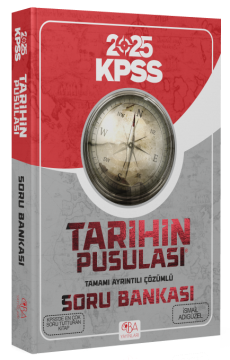 CBA Yayınları 2025 KPSS Tarihin Pusulası Soru Bankası Çözümlü - İsmail  Adıgüzel CBA Yayınları