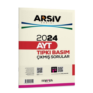 2024 AYT Arşiv Serisi Tıpkı Basım Çıkmış Sorular Tamamı Video Çözümlü Marka Yayınları