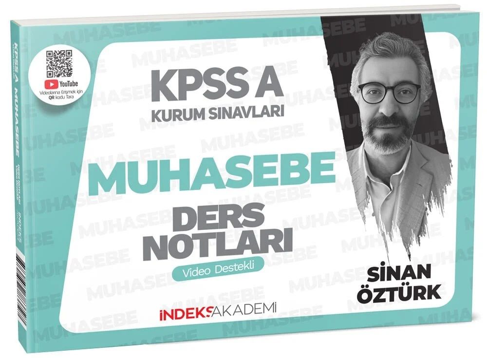 İndeks Akademi KPSS A Grubu Muhasebe Video Ders Notları - Sinan Öztürk  İndeks Akademi Yayıncılık