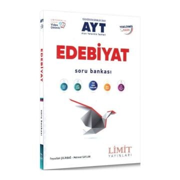 Limit Yayınları AYT Edebiyat Soru Bankası Video Çözümlü Feyzullah Çelikbağ, Mehmet Saylan