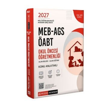 Pegem Yayınları 2027 MEB-AGS ÖABT Okul Öncesi Öğretmenliği Konu Anlatımlı