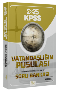 CBA Yayınları 2025 KPSS Vatandaşlığın Pusulası Soru Bankası Çözümlü – Ali  Koç CBA Yayınları