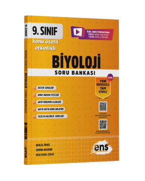 ENS Yayınları 9. Sınıf Biyoloji Etkinlikli Soru Bankası
