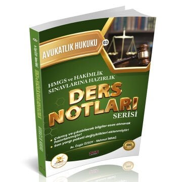 HUKAL HMGS-HAKİMLİK Avukatlık Hukuku Ders Notları Savaş Yayınları