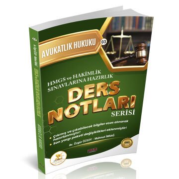 Savaş Yayınları HUKAL HMGS-HAKİMLİK Avukatlık Hukuku Ders Notları