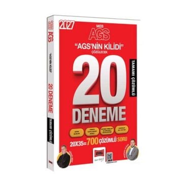 Yargı Yayınları 2027 MEB-AGS Tüm Dersler AGSnin Kilidi Tamamı Çözümlü 20 Deneme Gökhan Araz