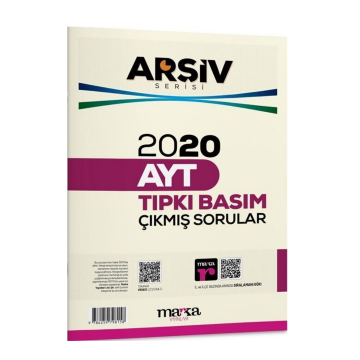 2020 AYT Arşiv Serisi Tıpkı Basım Çıkmış Sorular Tamamı Video Çözümlü Marka Yayınları