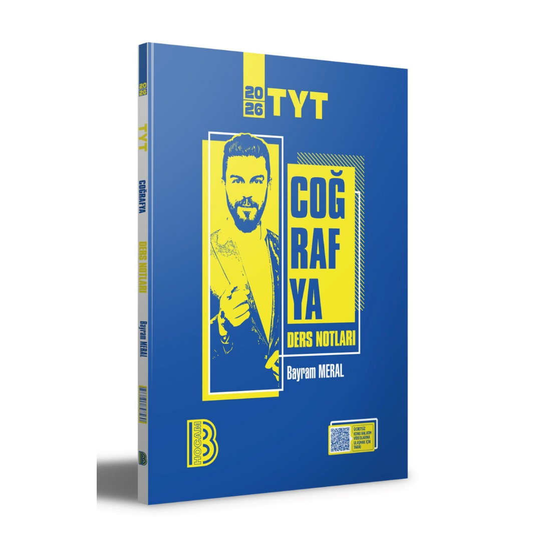 2026 TYT Coğrafya Ders Notları Bayram Meral Benim Hocam Yayınları