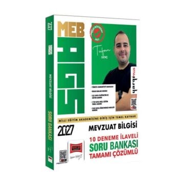 Yargı Yayınları 2027 MEB-AGS Mevzuat Bilgisi 10 Deneme İlaveli Tamamı Çözümlü Soru Bankası