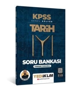 KPSS Genel Kültür Tarih Tamamı Çözümlü Soru Bankası Yediiklim Yayınları