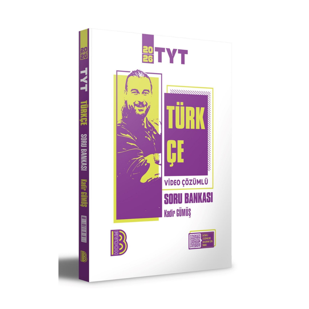 2026 TYT Türkçe Video Çözümlü Soru Bankası Kadir Gümüş Benim Hocam Yayınları